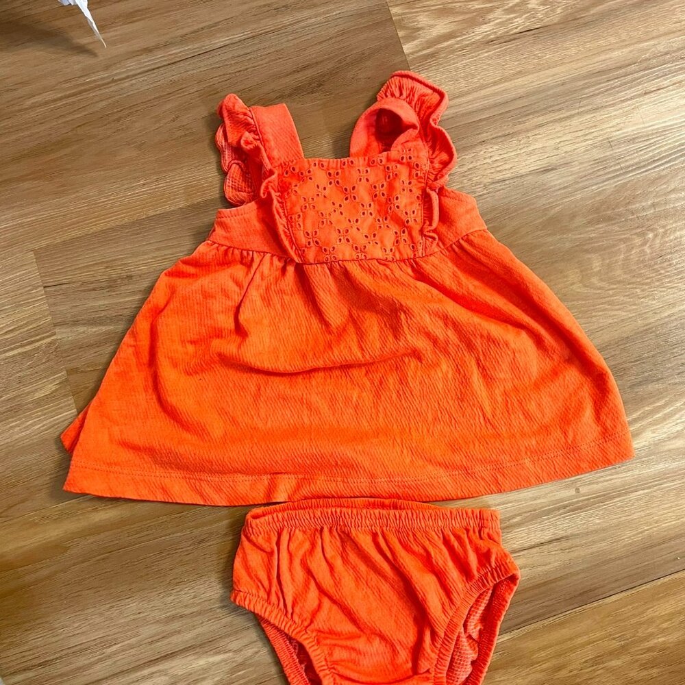 Child of mine Cares girl 2 piece dress 0-3 month